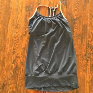 Lululemon blue layered tank